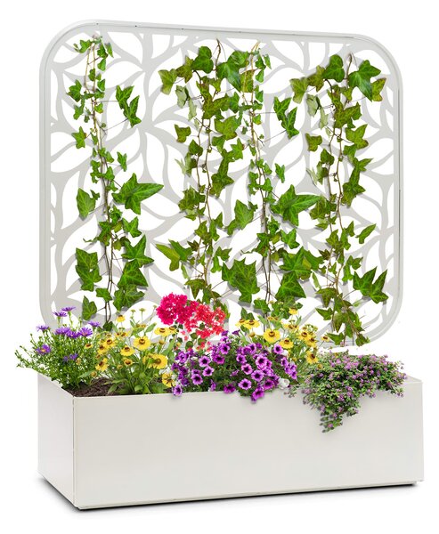 Blumfeldt Almere, virágcserepek és rácsok készlete, 110 x 140 x 40 cm, fém, beltéri / kültéri