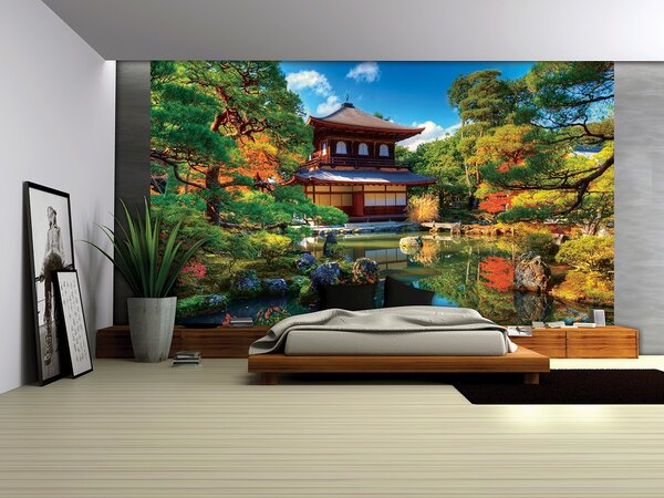 Poszter tapéta Japán kert vlies 152,5 x 104 cm vlies 152,5 x 104 cm