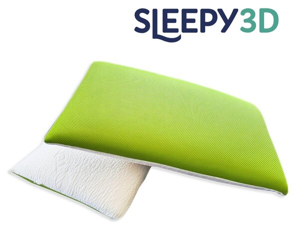 Sleepy 3D Memory párna zöld huzattal 40x70 cm