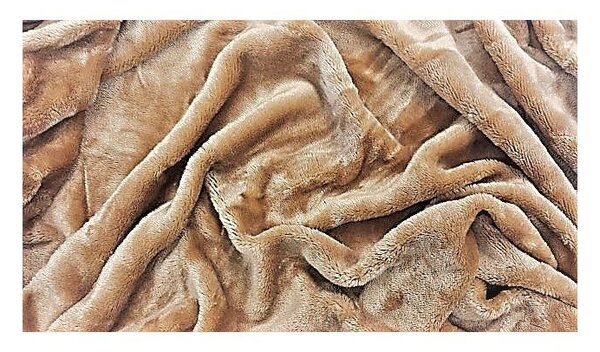 JAHU Mikroszálas takaró 150 x 200 cm világos barna