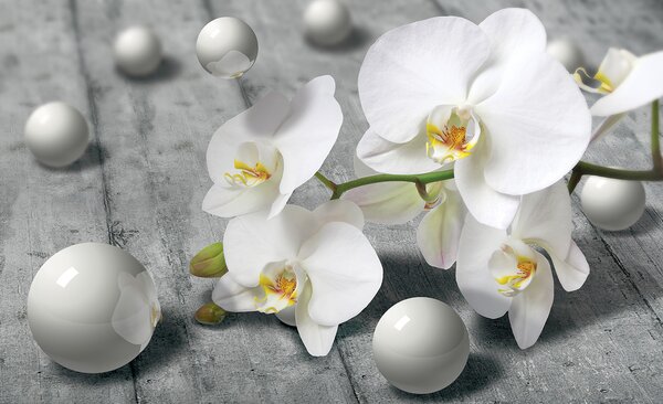3D Poszter tapéta Orchidea vlies 208 x 146 cm vlies 208 x 146 cm
