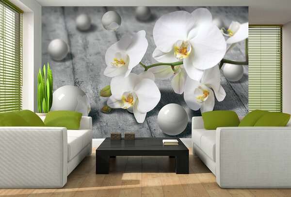 3D Poszter tapéta Orchidea vlies 152,5 x 104 cm vlies 152,5 x 104 cm
