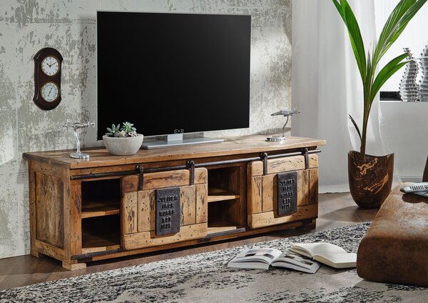 IRON TV asztal mangó, natúr