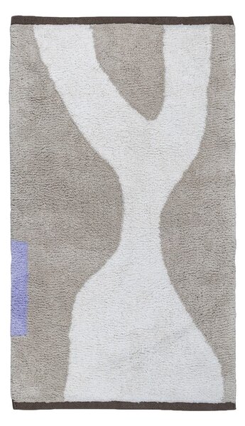 Fehér-bézs mosható pamut szőnyeg 50x80 cm Figura – Mette Ditmer Denmark