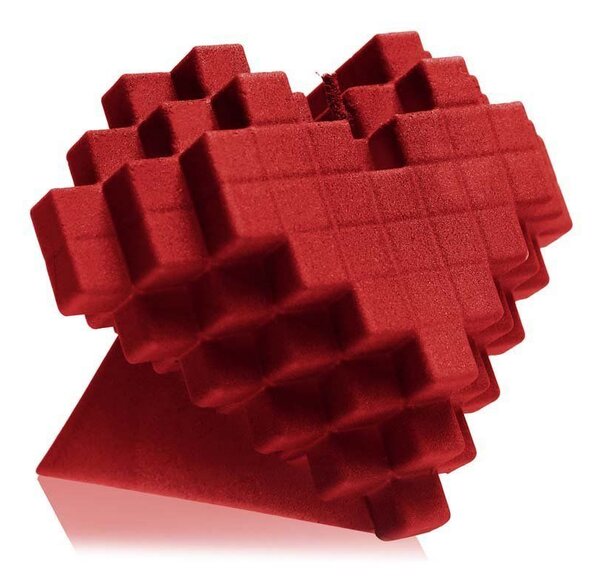 Candellana dekor gyertya Heart Pixel