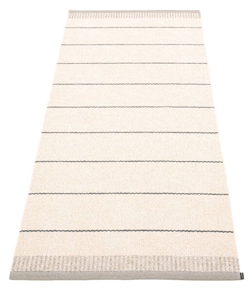 Világosszürke-krémszínű kültéri-beltéri futószőnyeg 85x200 cm Belle Warm Grey – Pappelina