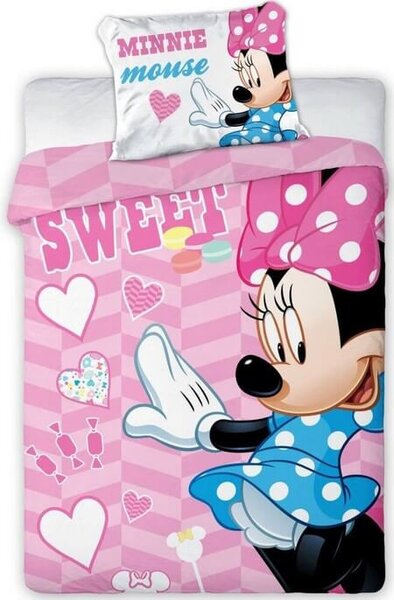 Disney Minnie ovis ágyneműhuzat sweet 100x135cm 40x60cm