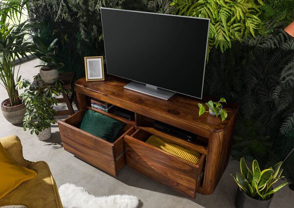 MONTREAL TV asztal 130x58 cm, barna, paliszander