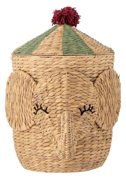 Natúr színű vízijácint játéktároló kosár ø 35x50 cm Bobo – Bloomingville Mini