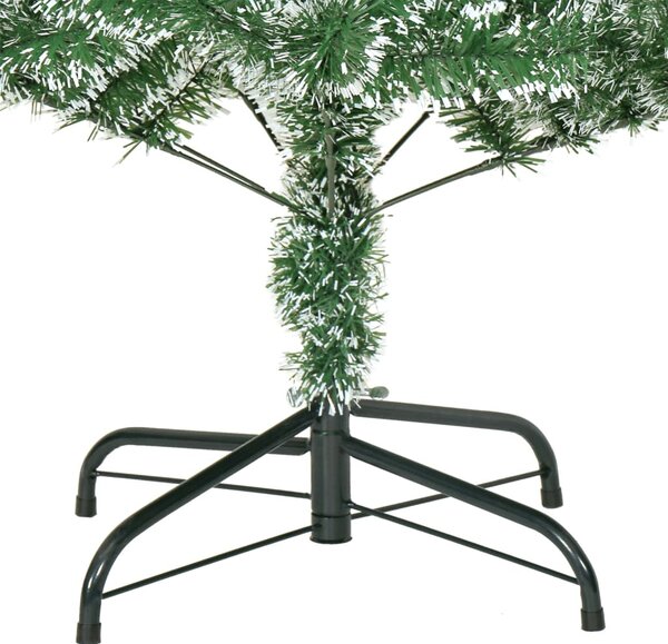 Zöld műkarácsonyfa hóval 210 cm