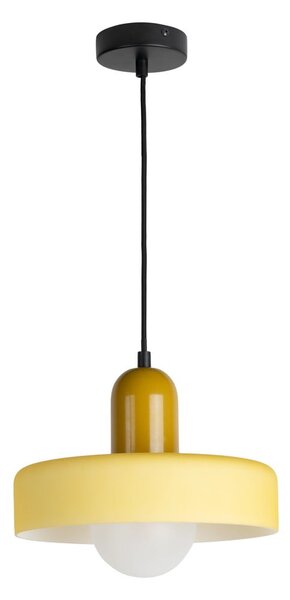Sárga függőlámpa ø 25 cm Opaco Grato – Leitmotiv