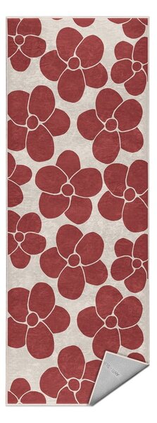 Piros mosható futószőnyeg 60x230 cm Red Meadow – Mila Home