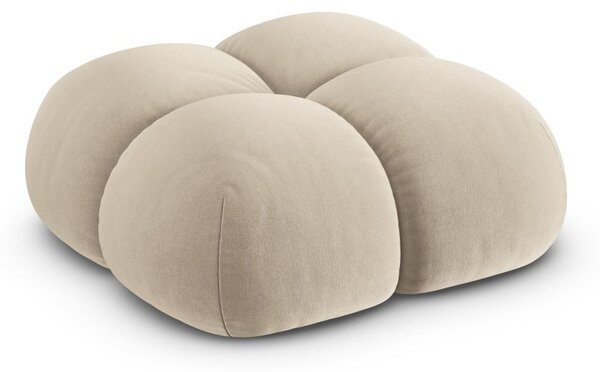 Bézs bársony lábtartó Loretto – Cosmopolitan Design