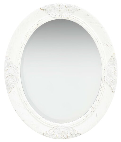 VidaXL fehér barokk stílusú fali tükör 50 x 60 cm
