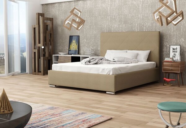 NASTY 5 kárpitozott ágy + ágyrács, sofie 7, 180x200 cm