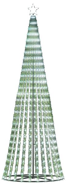 Hideg fehér LED karácsonyfa 475 LED 247 cm