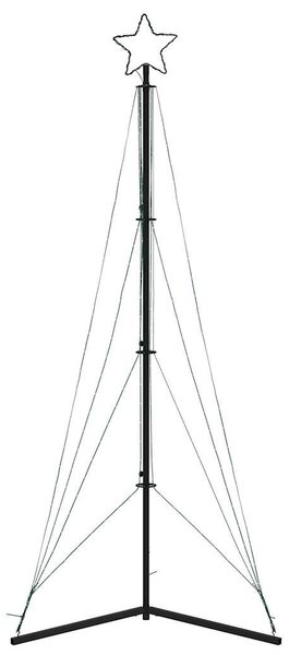 Hideg fehér LED karácsonyfa 483 LED 240 cm