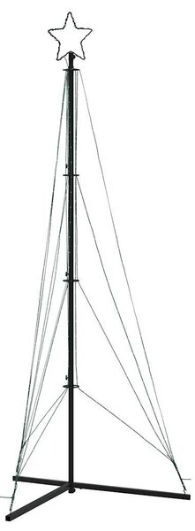 Hideg fehér LED karácsonyfa 483 LED 240 cm
