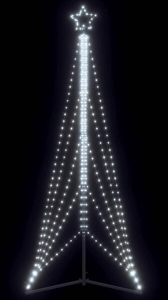 Hideg fehér LED karácsonyfa 525 LED 302 cm