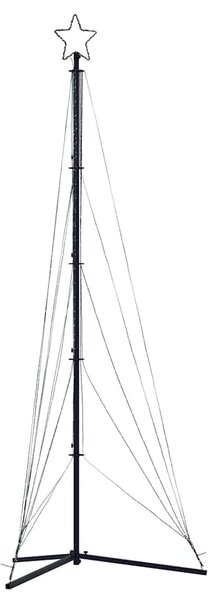 Hideg fehér LED karácsonyfa 525 LED 302 cm