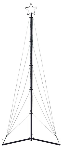 Hideg fehér LED karácsonyfa 525 LED 302 cm