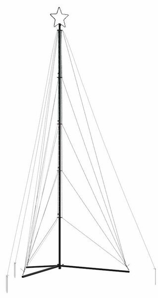 Hideg fehér LED karácsonyfa 615 LED 404,5 cm