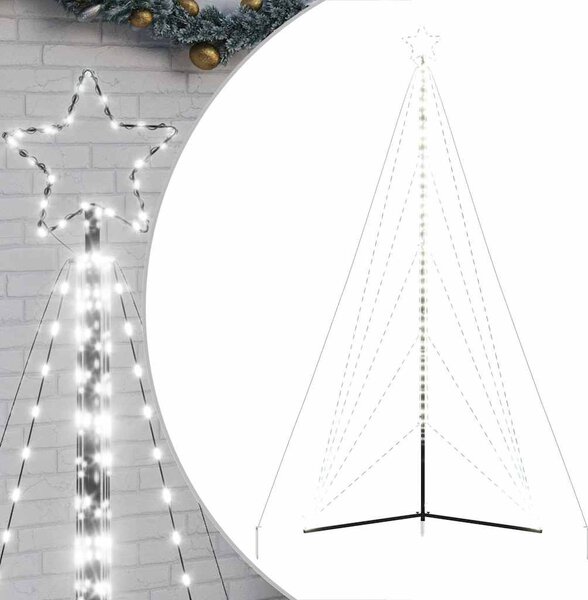 Hideg fehér LED karácsonyfa 615 LED 404,5 cm
