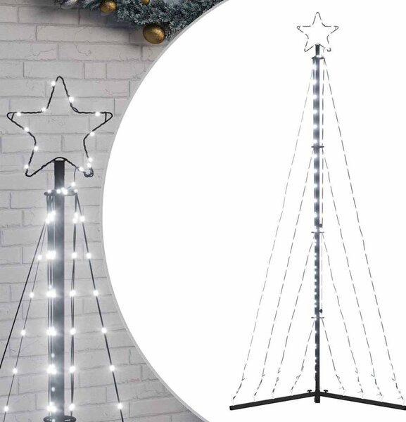 Hideg fehér LED karácsonyfa 339 LED 187 cm