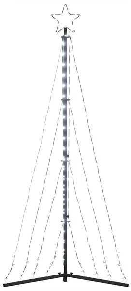 Hideg fehér LED karácsonyfa 339 LED 187 cm