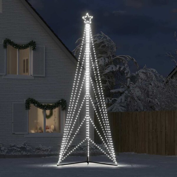 Hideg fehér LED karácsonyfa 861 LED 478 cm