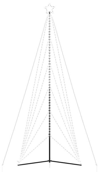Hideg fehér LED karácsonyfa 861 LED 478 cm