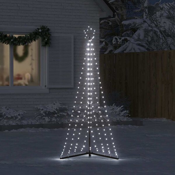 Hideg fehér LED karácsonyfa 339 LED 187 cm