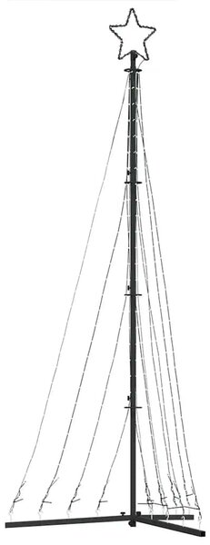 Hideg fehér LED karácsonyfa 447 LED 250 cm