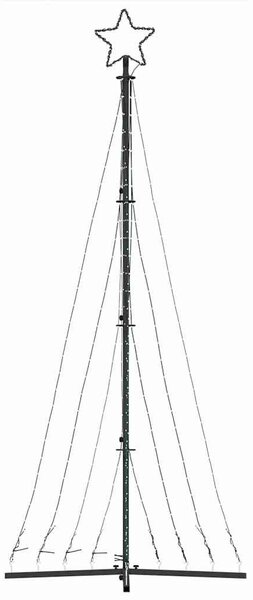Hideg fehér LED karácsonyfa 447 LED 250 cm