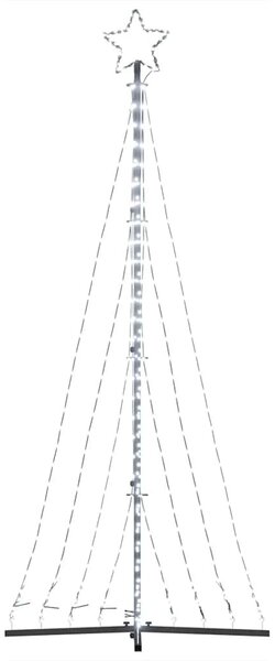 Hideg fehér LED karácsonyfa 447 LED 250 cm