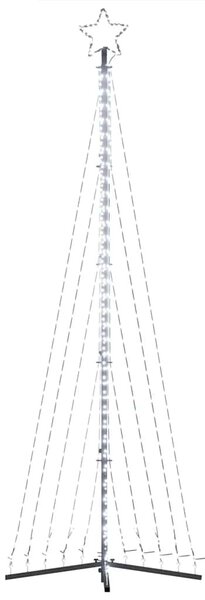 Hideg fehér LED karácsonyfa 495 LED 300,5 cm