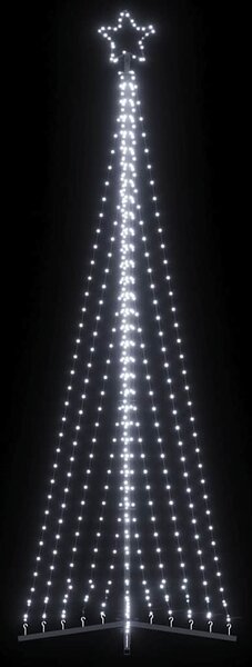 Hideg fehér LED karácsonyfa 495 LED 300,5 cm