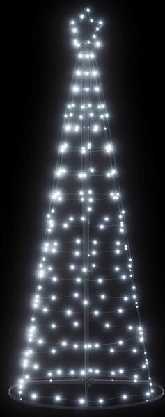 Hideg fehér LED karácsonyfa 200 LED 180 cm