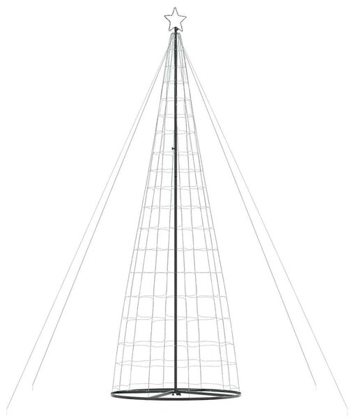 Hideg fehér LED karácsonyfa 1534 LED 500 cm