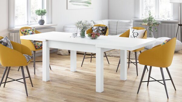 Mazzoni ROYAL Fehér Matt - 270 cm-es NYITHATÓ ASZTAL!