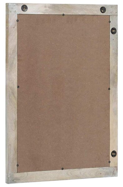 Fürdőszobai tükör Négyszögletes tükörrel Fehér 50 x 2,5 x 70 cm
