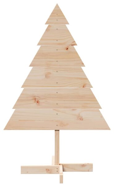 Tömör fa karácsonyfa-dekoráció 110 cm