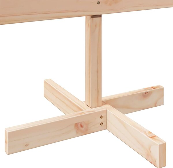 Tömör fa karácsonyfa-dekoráció 110 cm