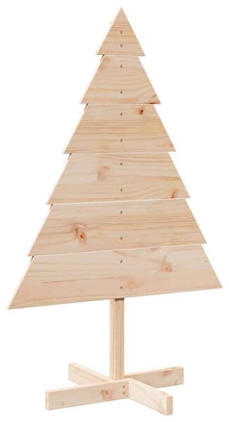 Tömör fa karácsonyfa-dekoráció 110 cm