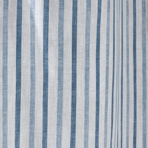 Kék függöny szett 2 db-os 117x229 cm Logan Stripe – Catherine Lansfield