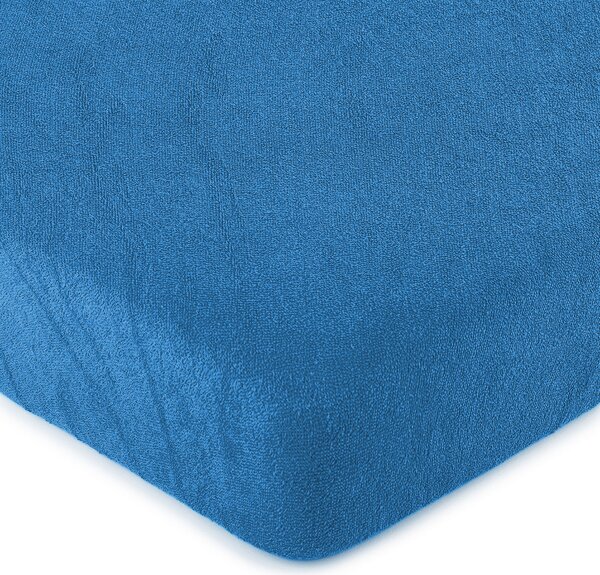 4Home frottír lepedő kék, 180 x 200 cm