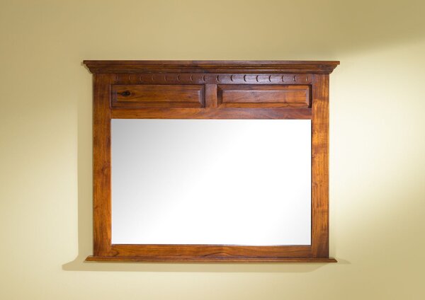 CAMBRIDGE HONEY Tükör 110x87 cm, akác