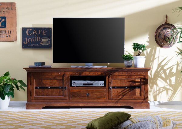 CAMBRIDGE TV asztal 170x55 cm, akác