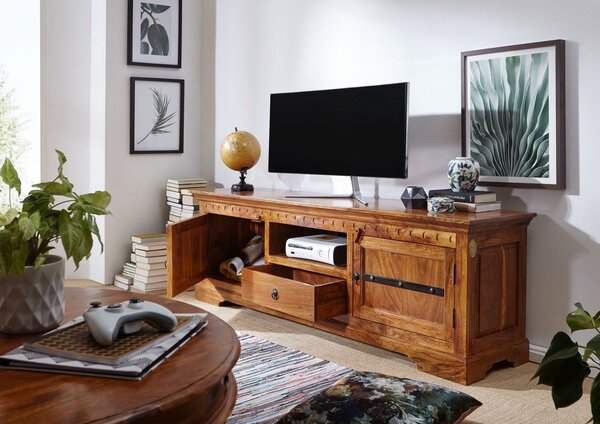 CAMBRIDGE HONEY TV asztal 170x55 cm, akác