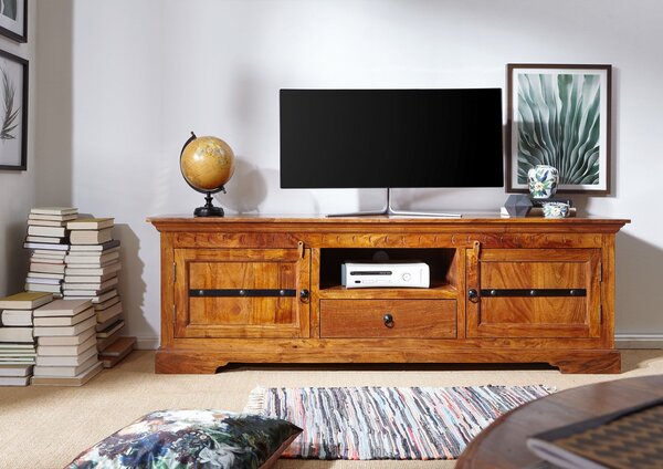 CAMBRIDGE HONEY TV asztal 170x55 cm, akác